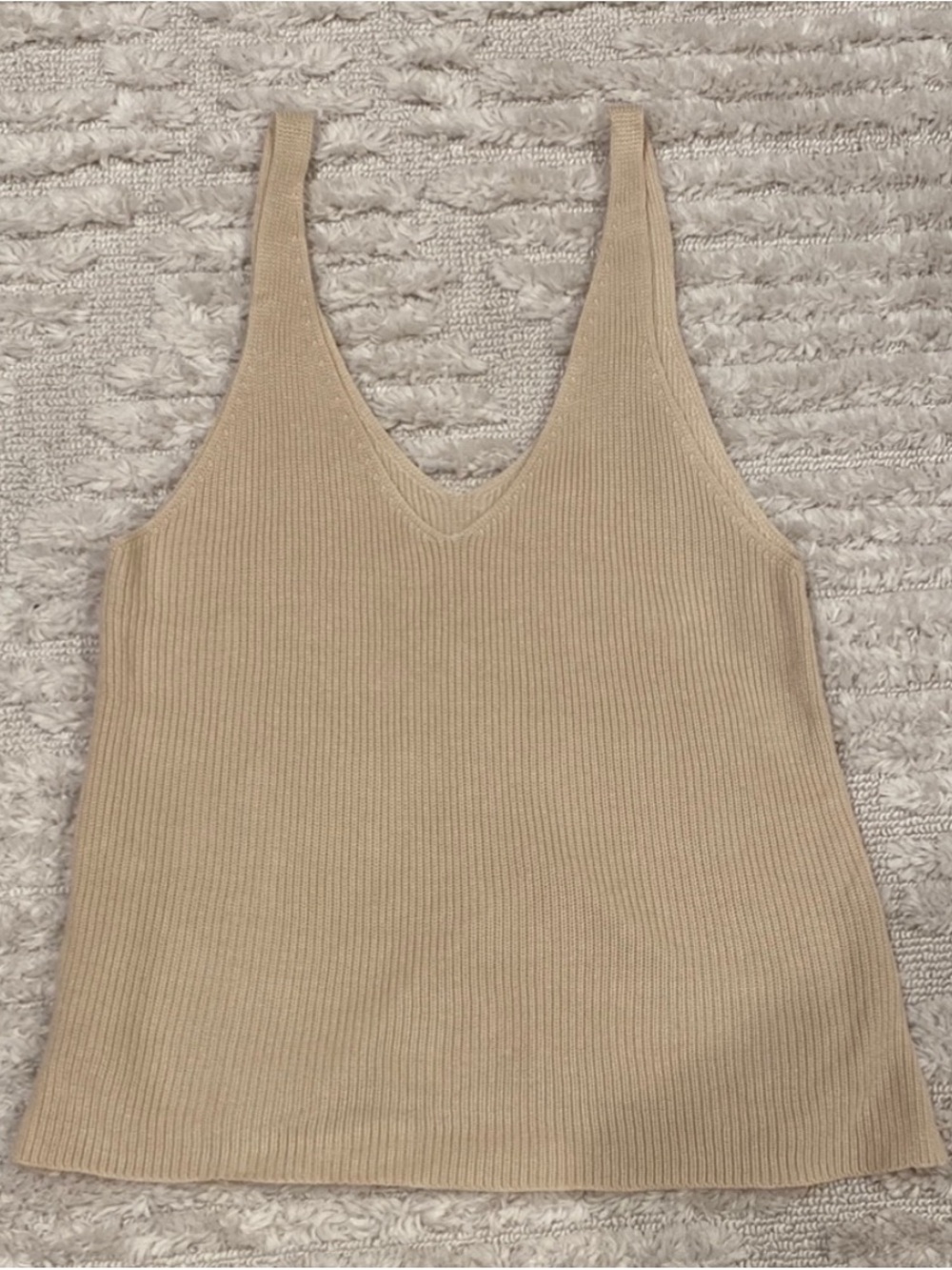Zara Knit Tank Top Sz M